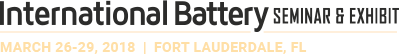International Battery Seminar & Exhibit 2018 logo