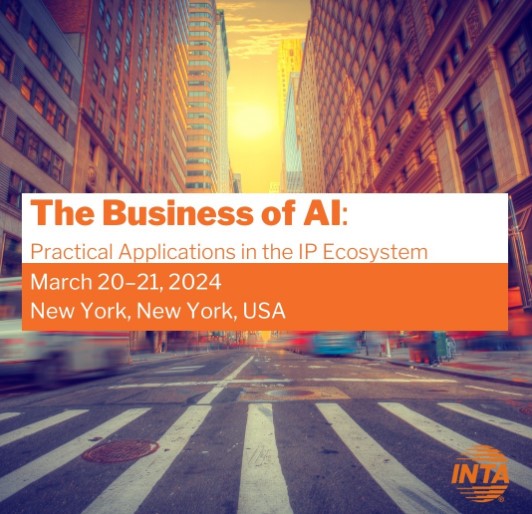 INTA The Business of AI 2024 logo