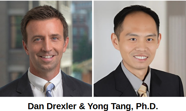 Dan Drexler and Yong Tang, Ph.D., Cantor Colburn - photos