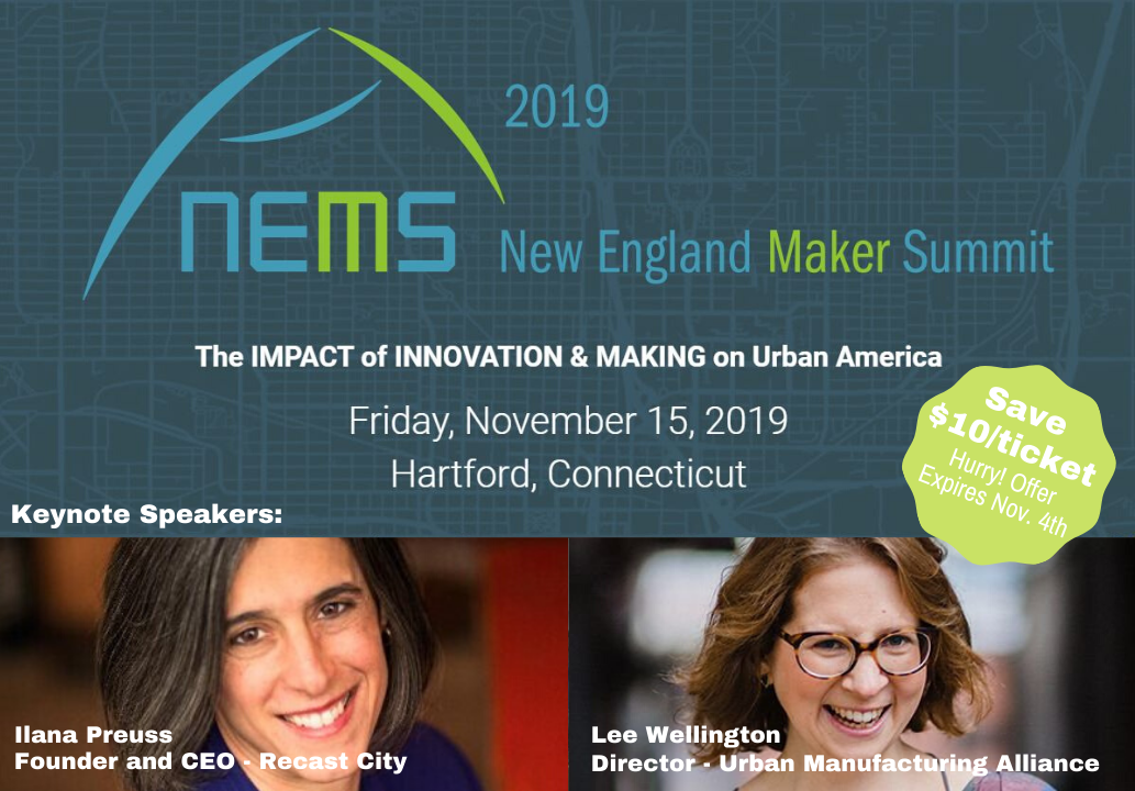 New England Maker Summit 2019 logo