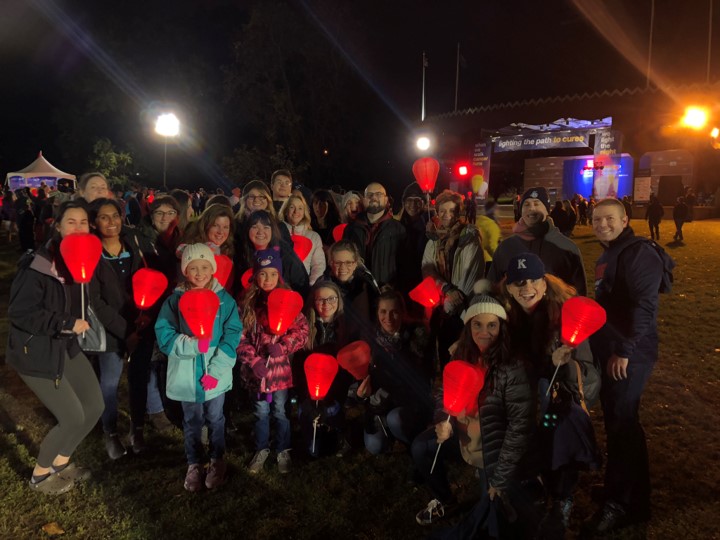 Team Cantor Colburn at Light the Night 2019 photo