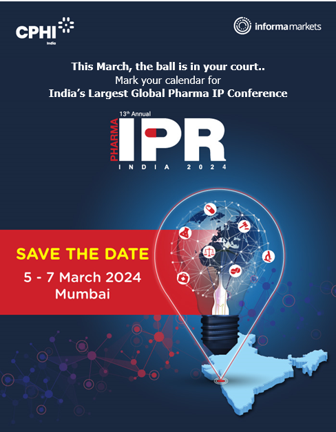 Pharma IPR India 2024 save the date logo