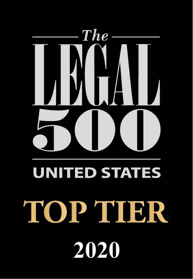 Legal 500 US 2020 Top Tier Logo