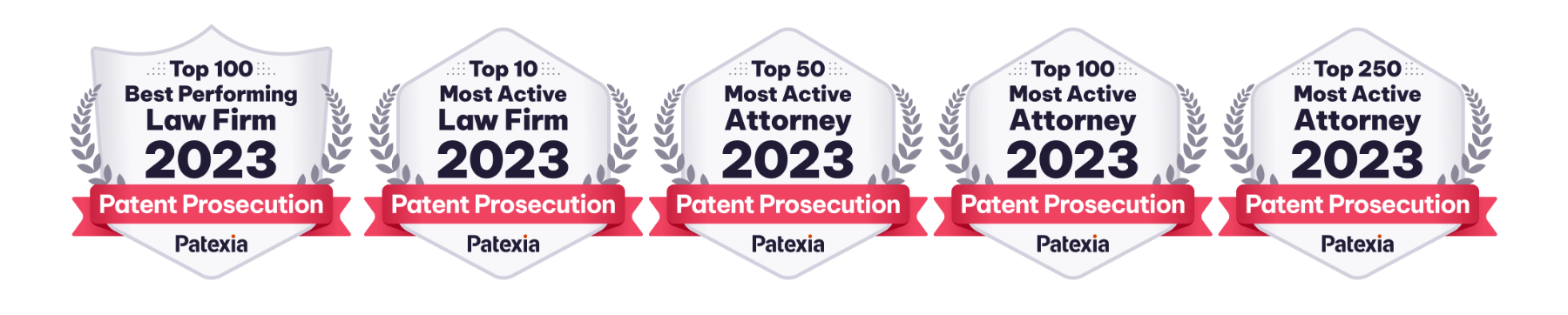 Cantor Colburn 2023 Patexia Top Patent Prosecution Law Firms  image banners